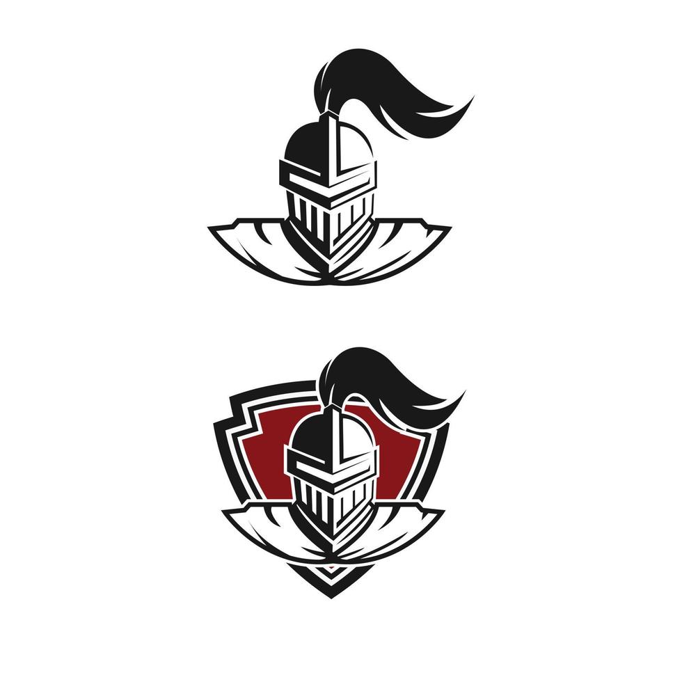 ilustración del logotipo de gladiador vector