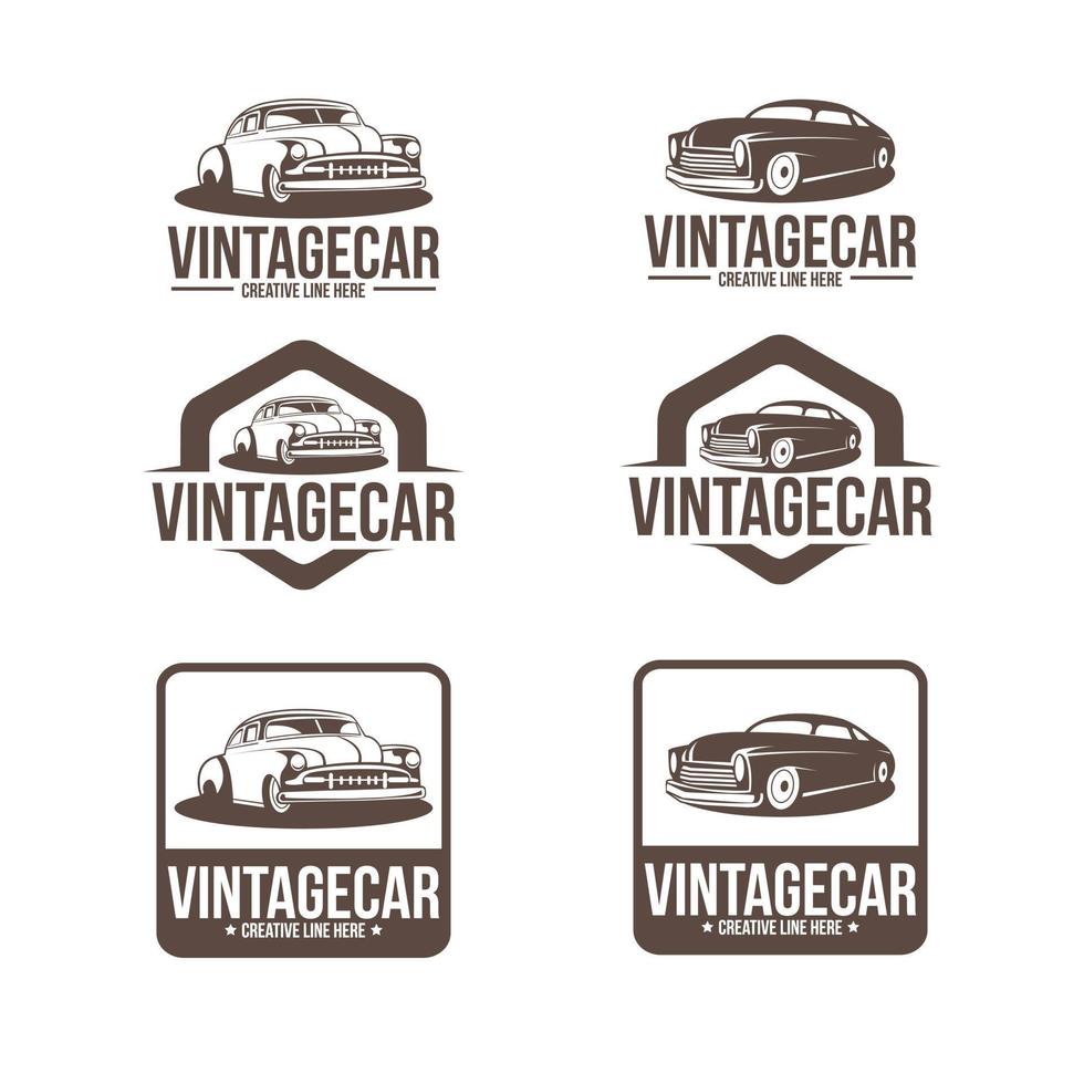 classic car vector illustration