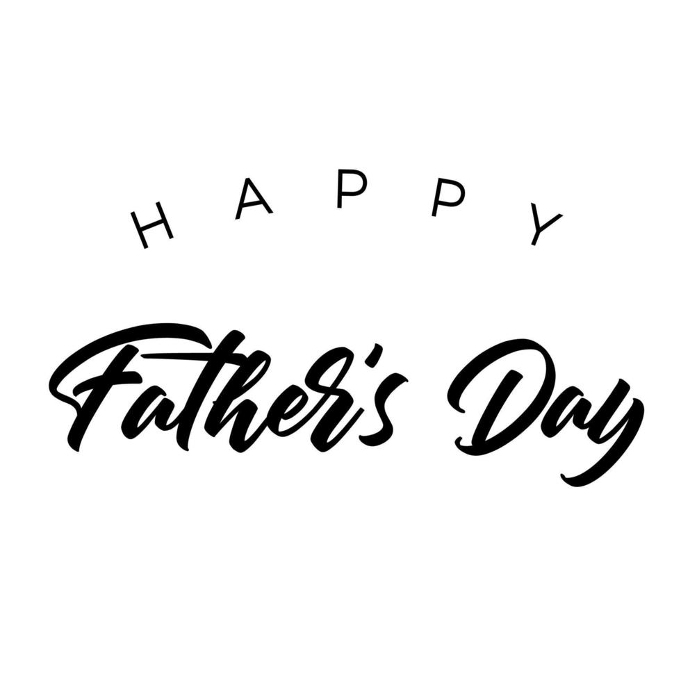 Happy father's day vector