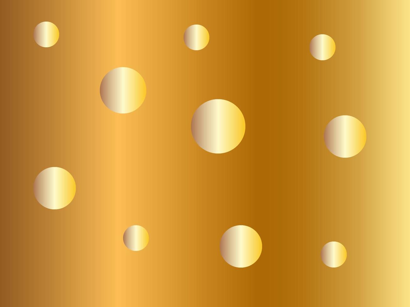 Gold abstract blurred gradient background vector