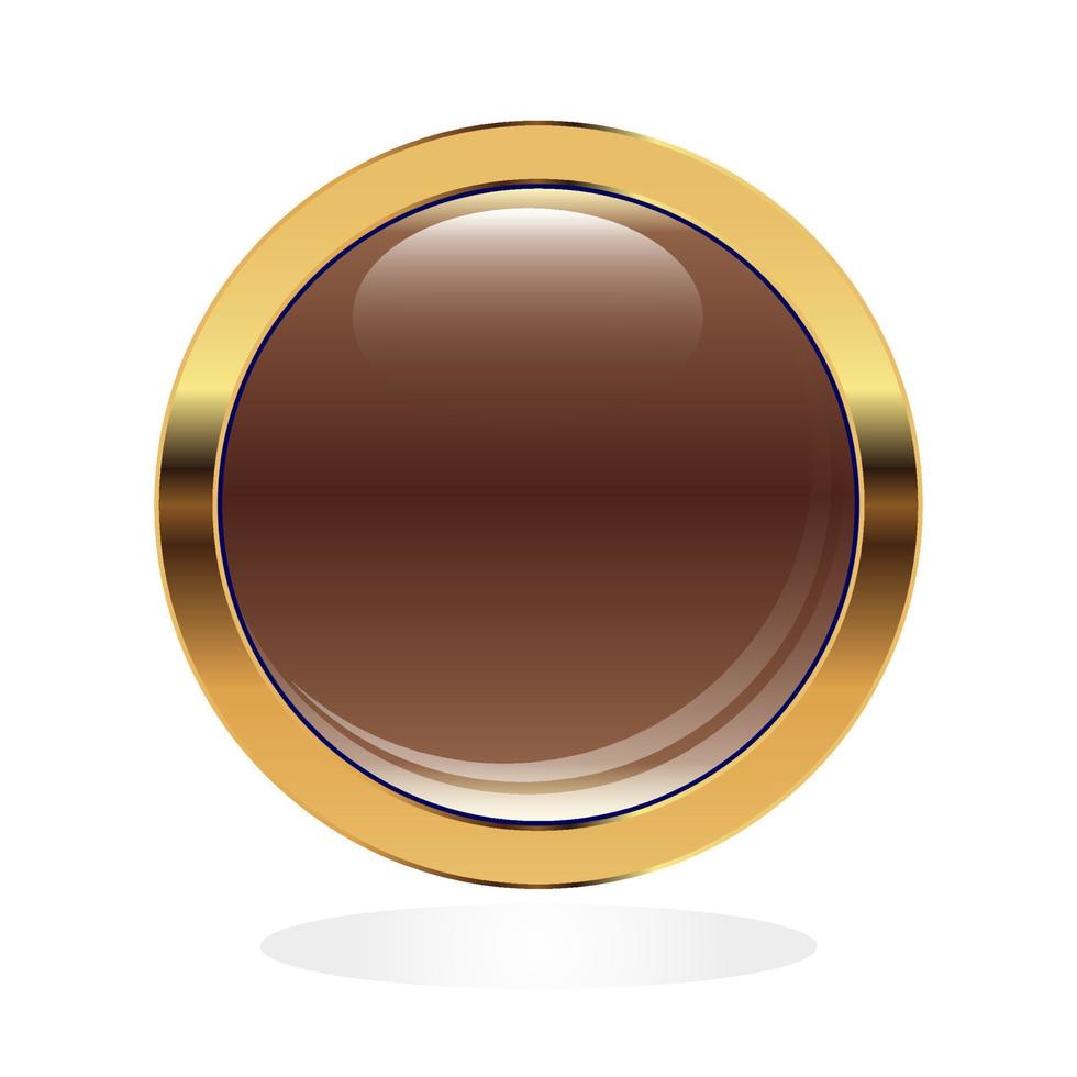 Gold vector design element with space for your text