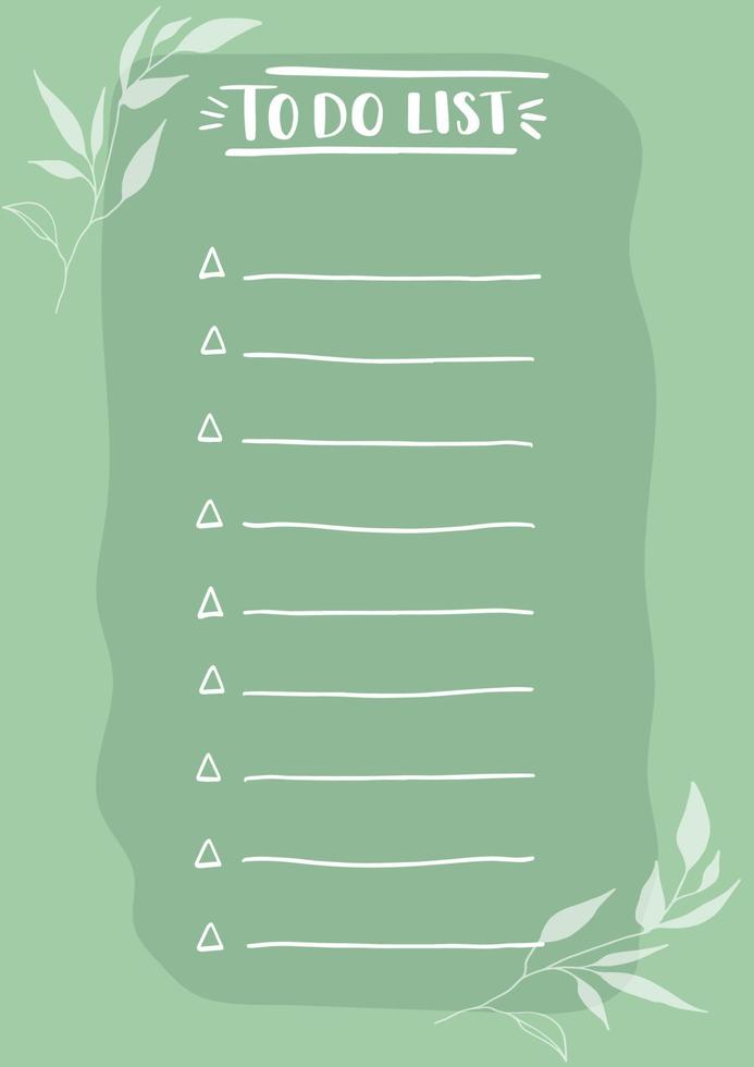 Trendy minimalist planner in pastel colors vector