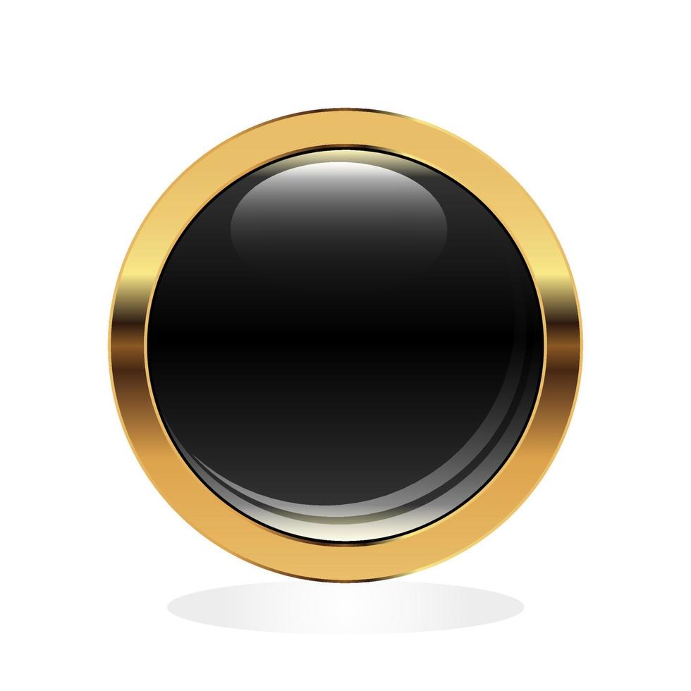 Gold vector design element with space for your text