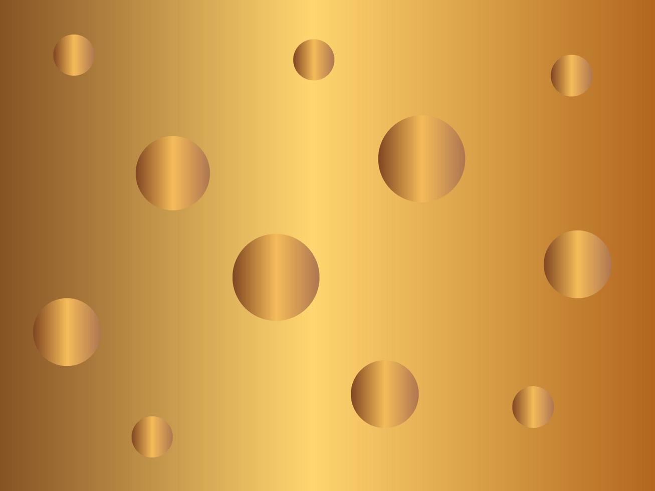 Gold abstract blurred gradient background vector
