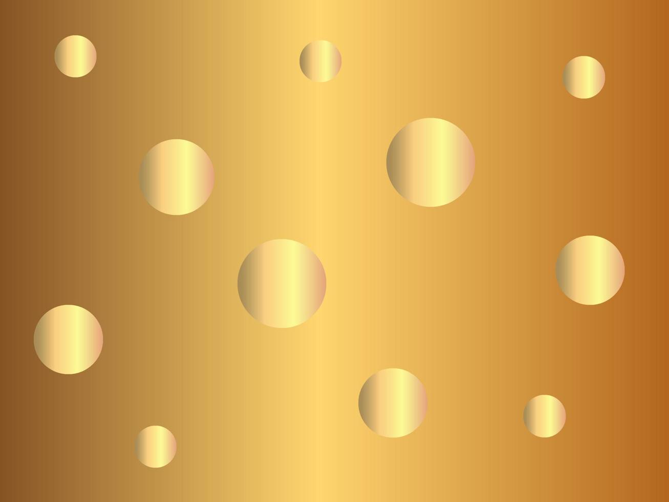 Gold abstract blurred gradient background vector
