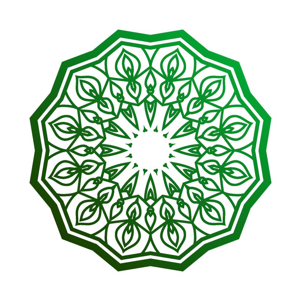 abstract round decorative design. circular decoration. simple mandala for web or print element vector