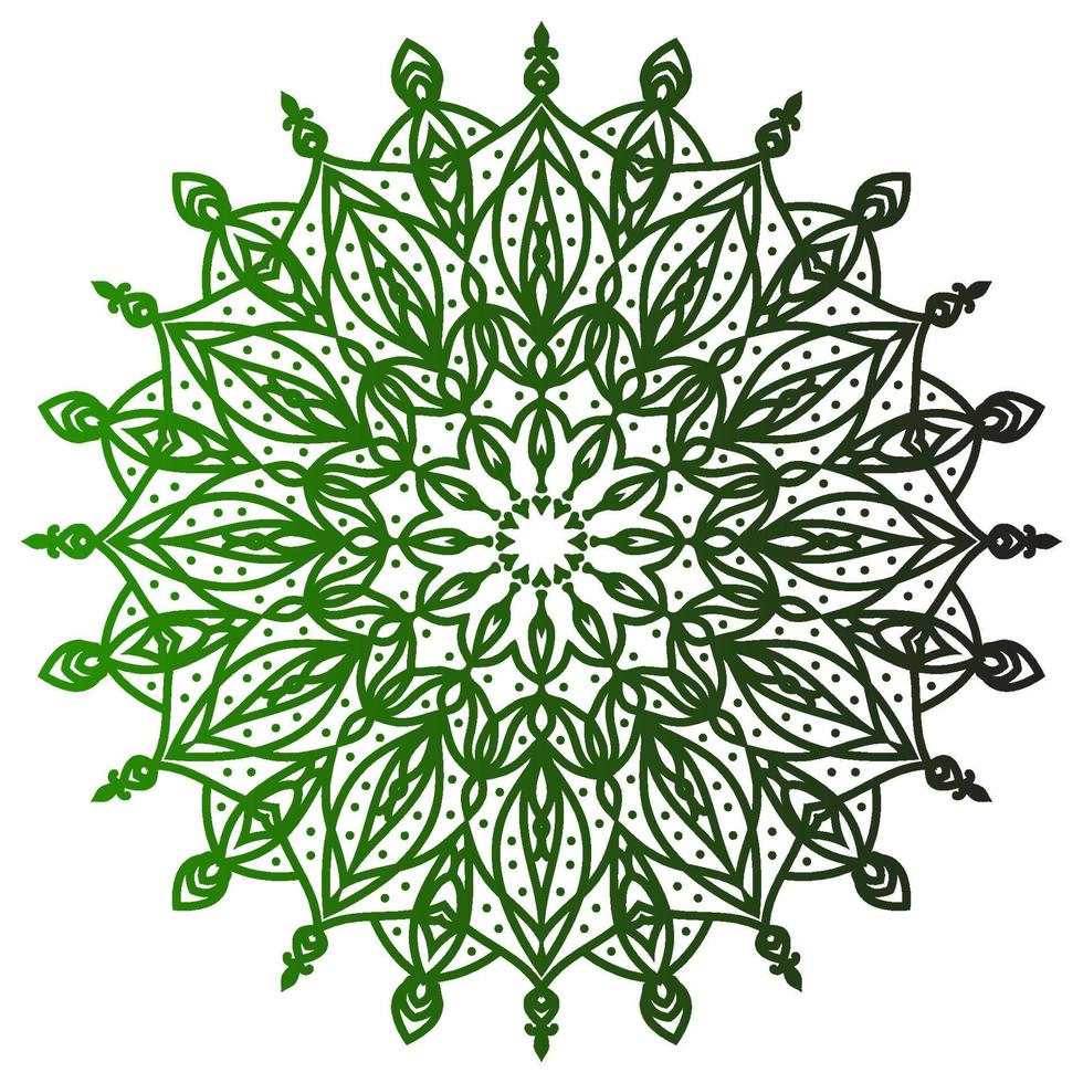 abstract round mandala art circular decorative vector design element