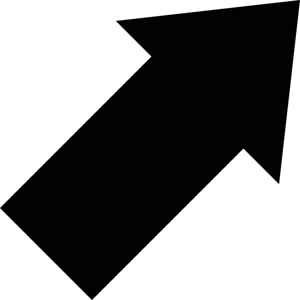 Diagonal arrow Vector Icon Design Illustration
