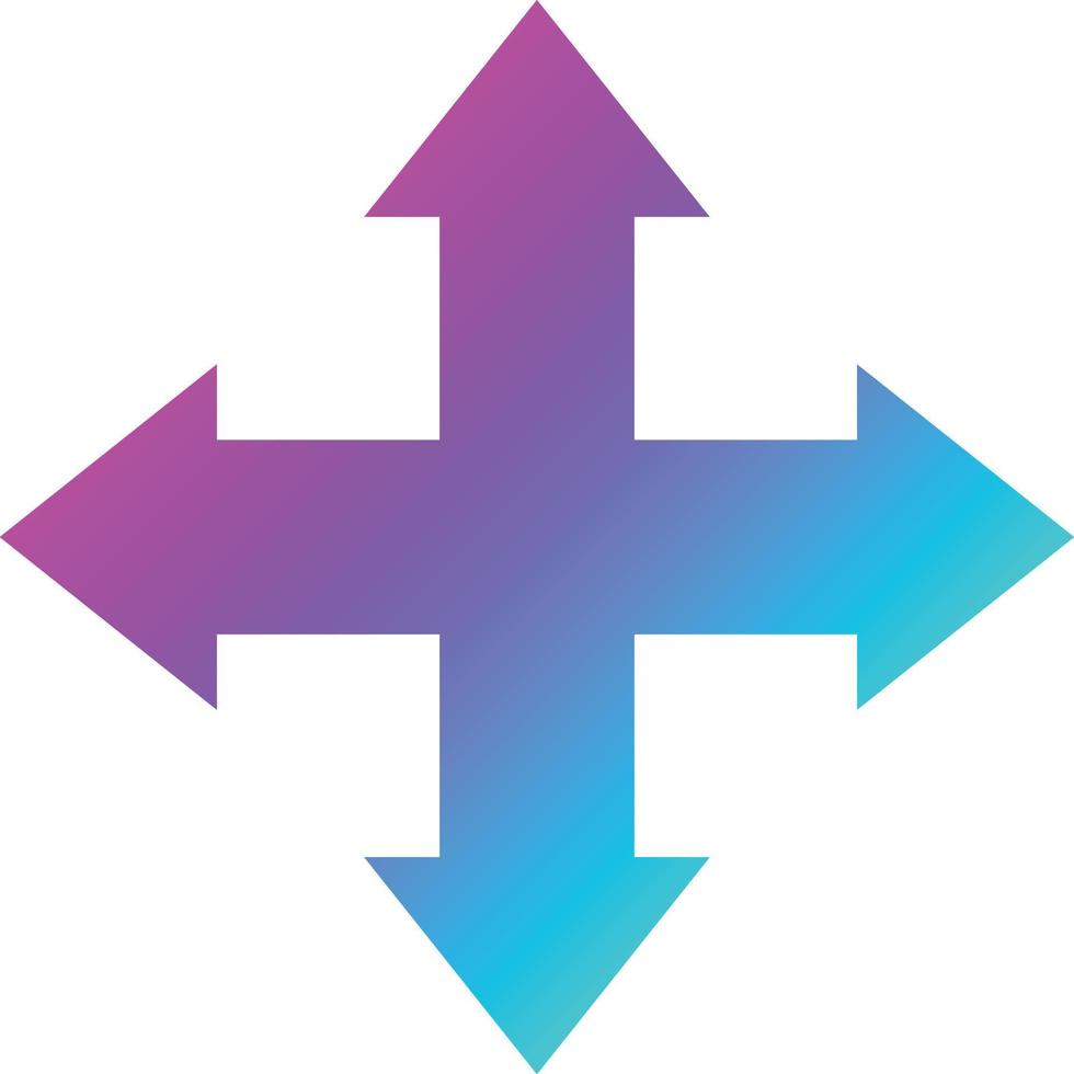 Move Vector Icon Design Illustration