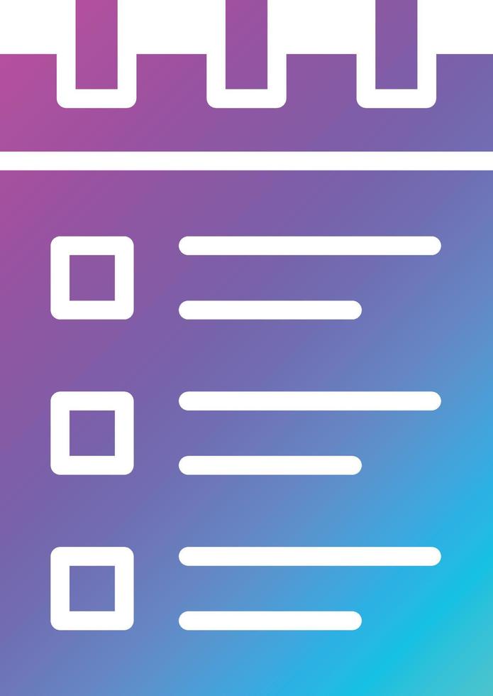 Notepad Vector Icon Design Illustration