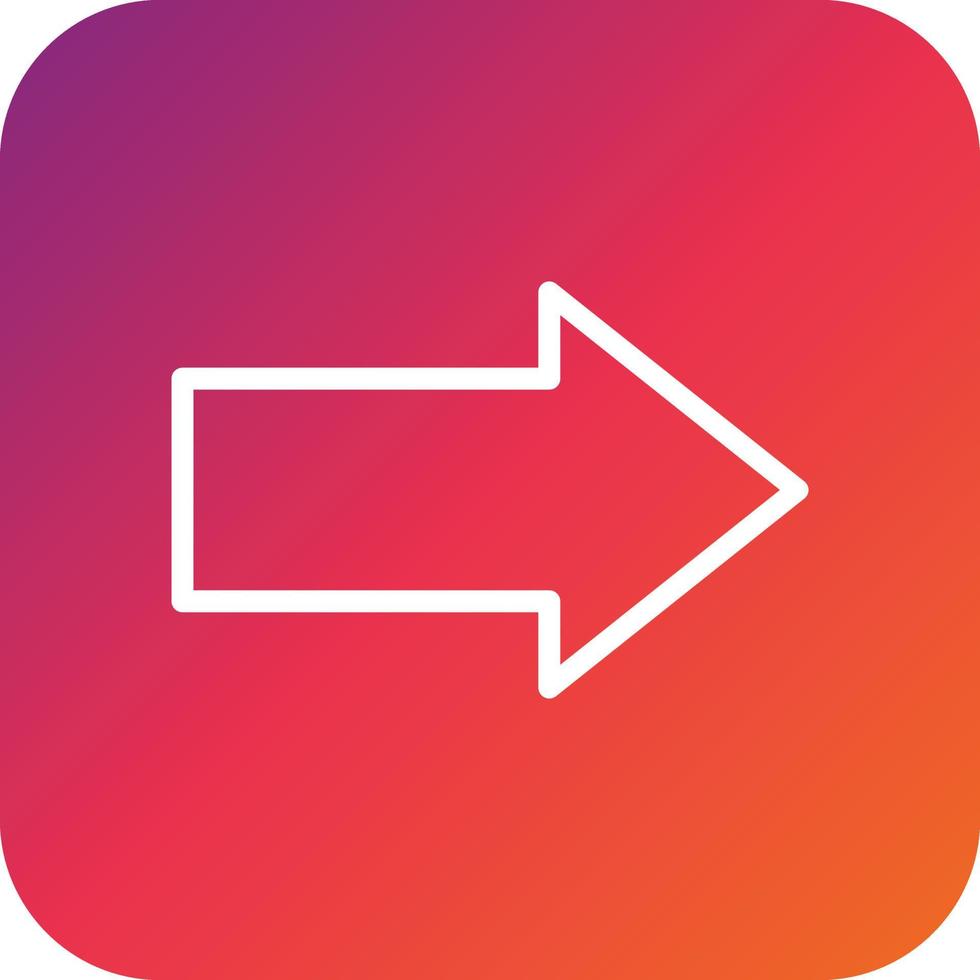 Right arrow Vector Icon Design Illustration