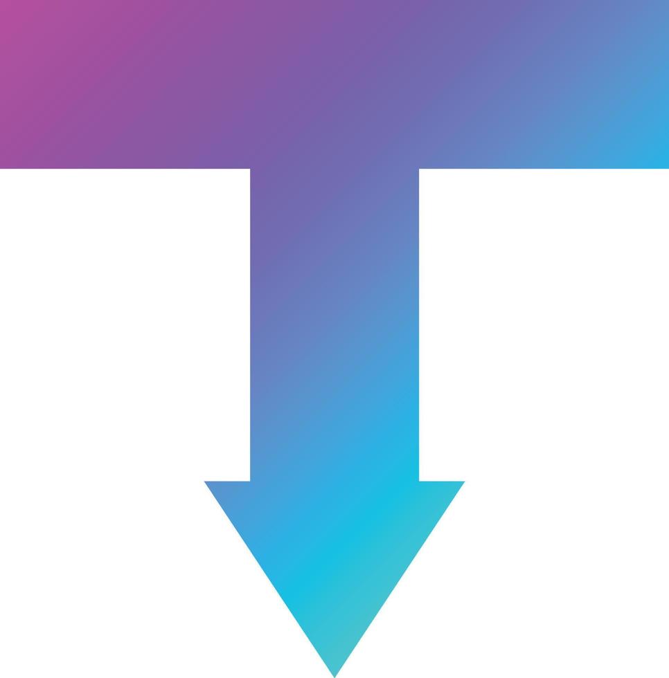 T junction Vector Icon Design Illustration