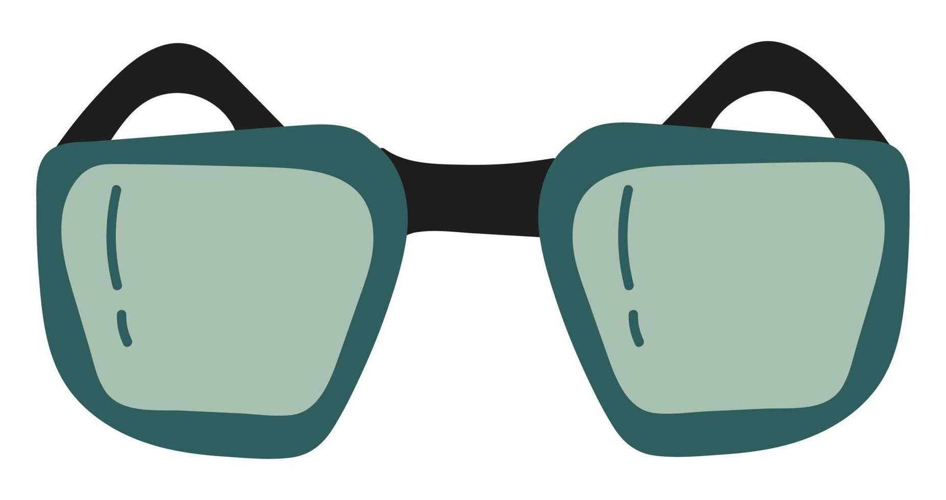 Cute hand drawn glasses. White background, isolate. Vector illustration.