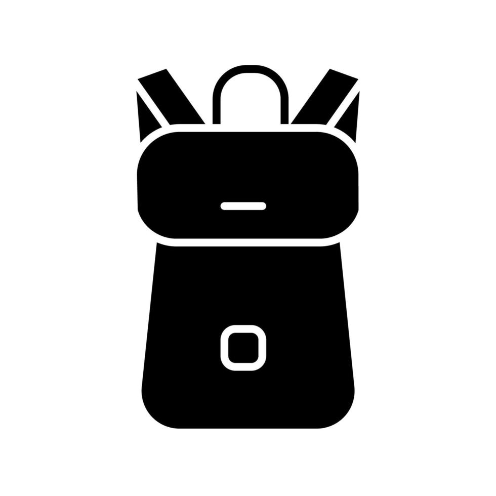 Backpack icon template vector