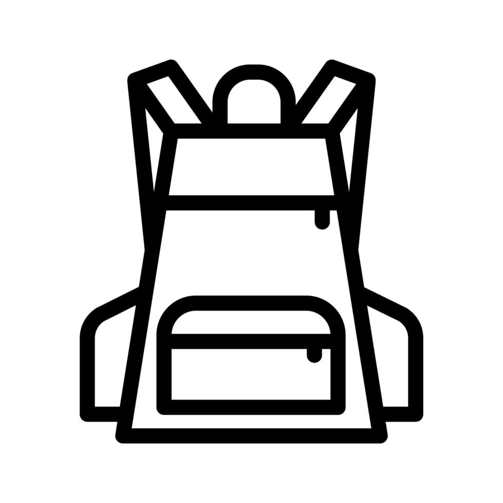 Backpack icon template vector