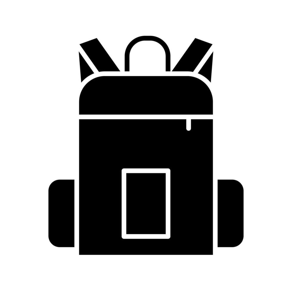 Backpack icon template vector