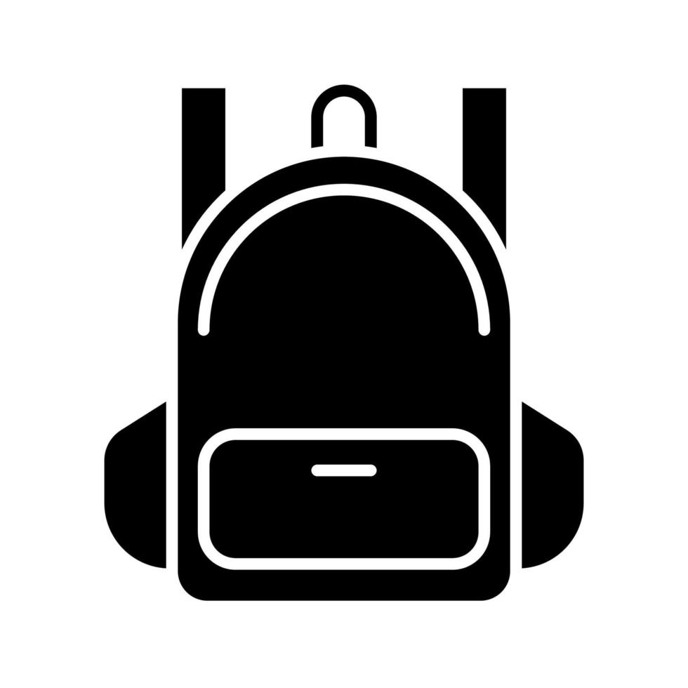 Backpack icon template vector