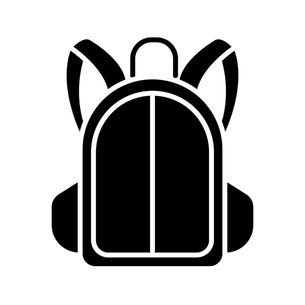 Backpack icon template vector