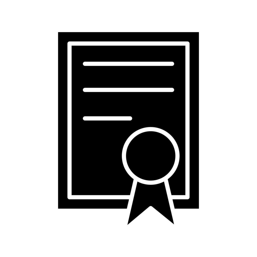 Certificate icon template vector