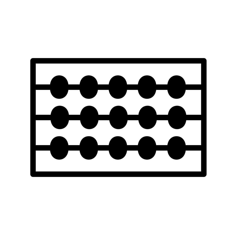 abacus icon template vector