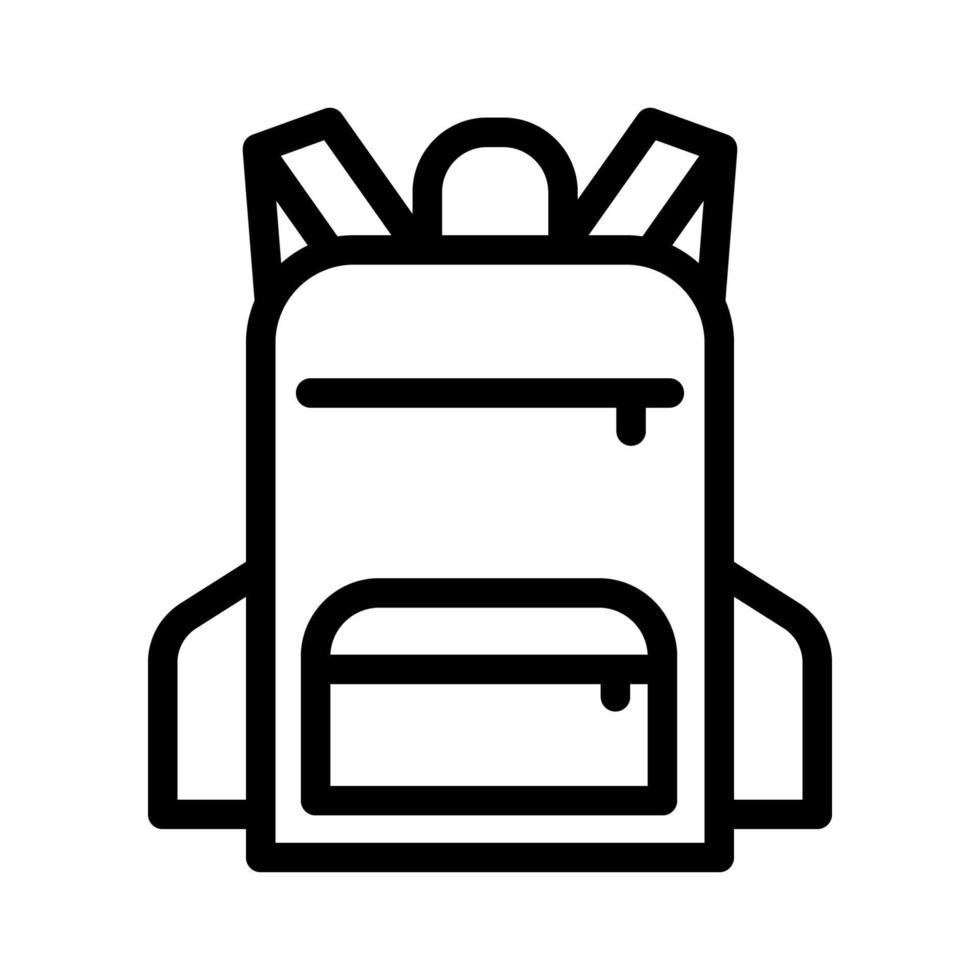 Backpack icon template vector