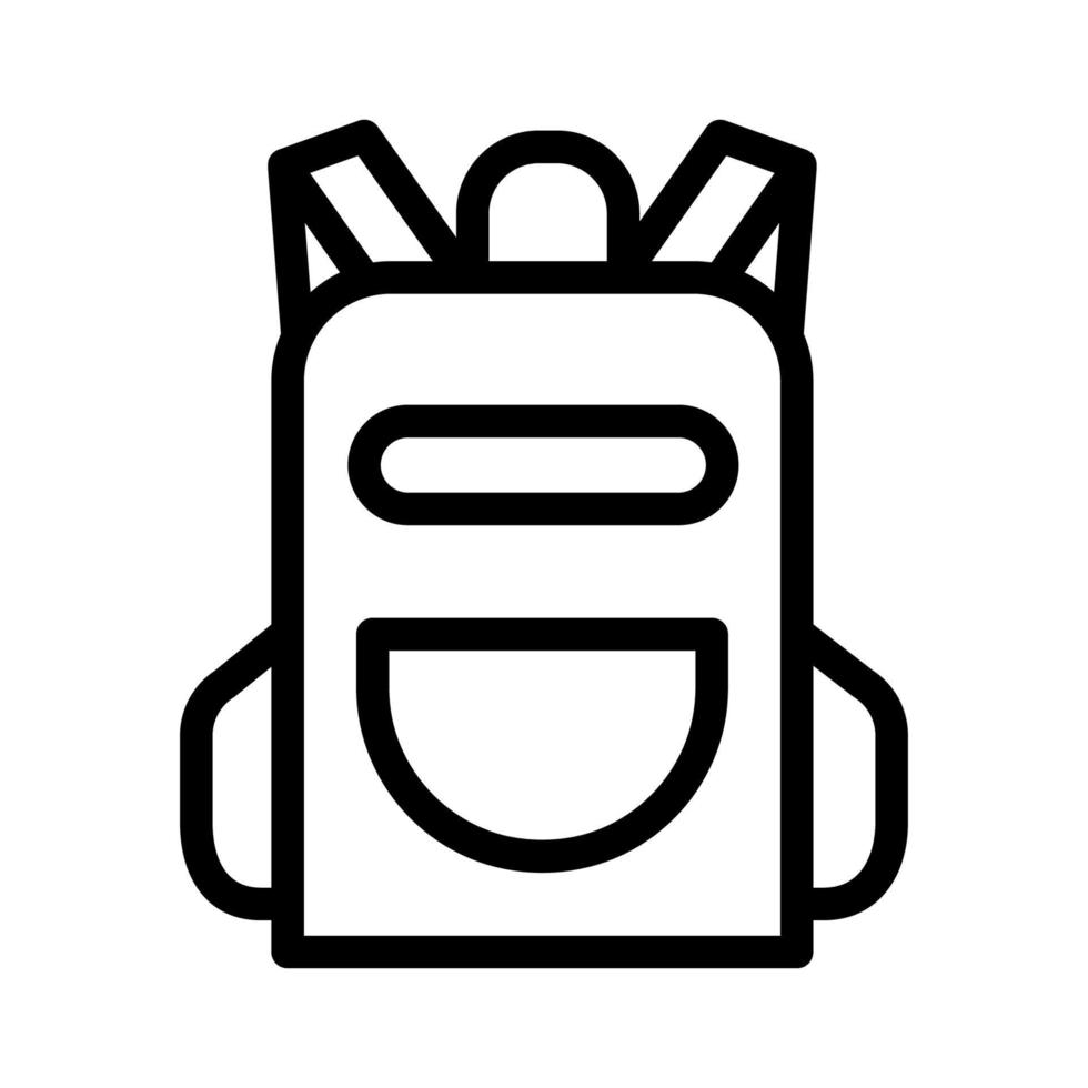 Backpack icon template vector