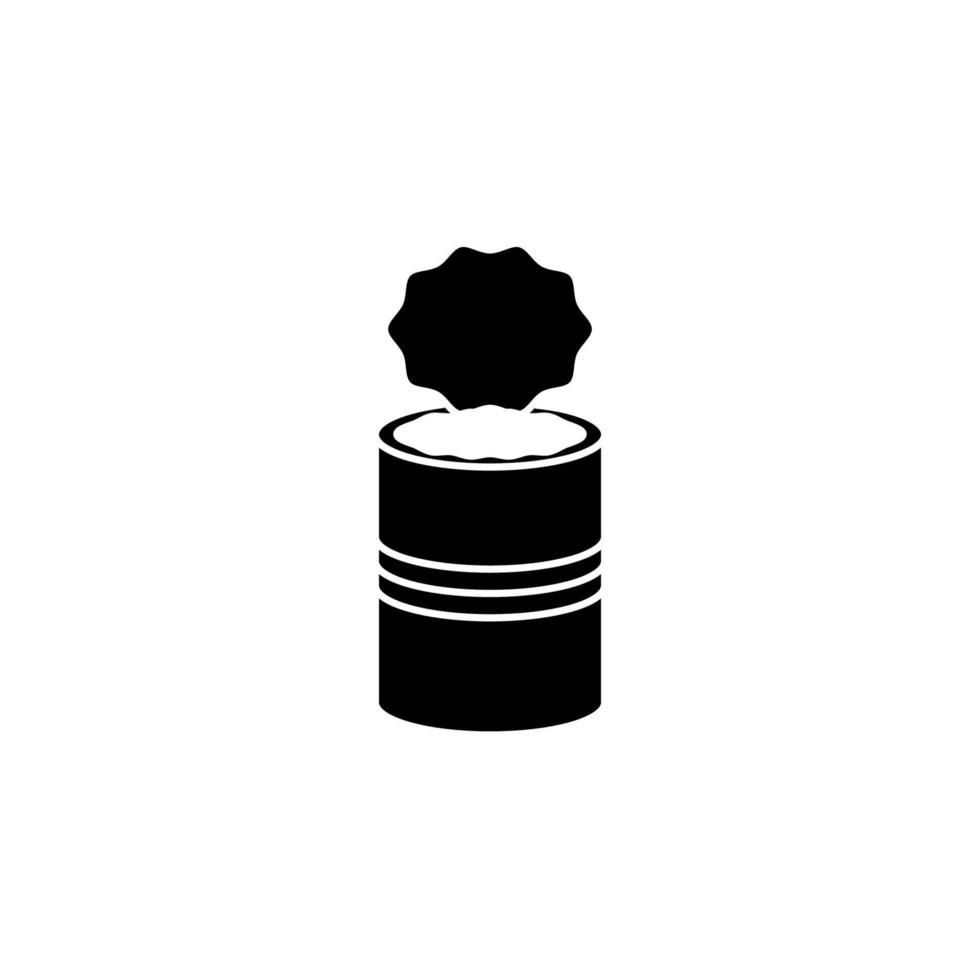 Illustration Vector graphic of tin can icon