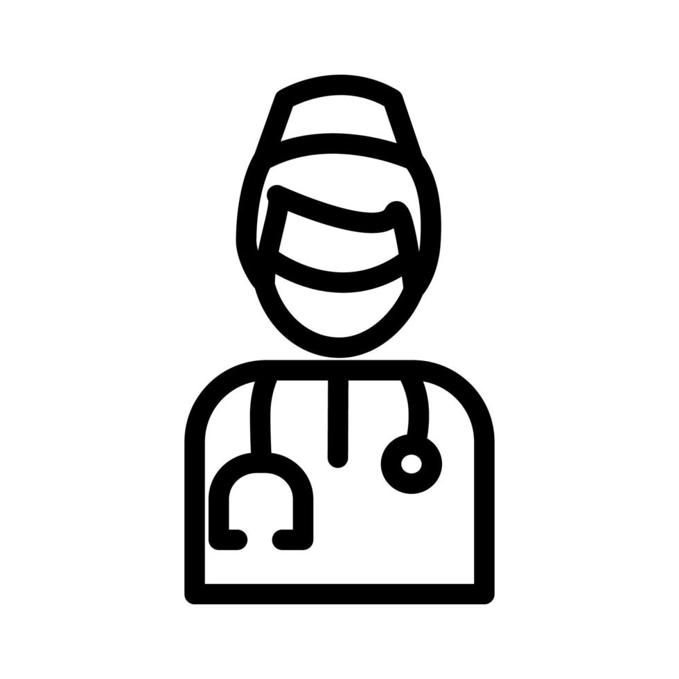 Nurse icon template vector