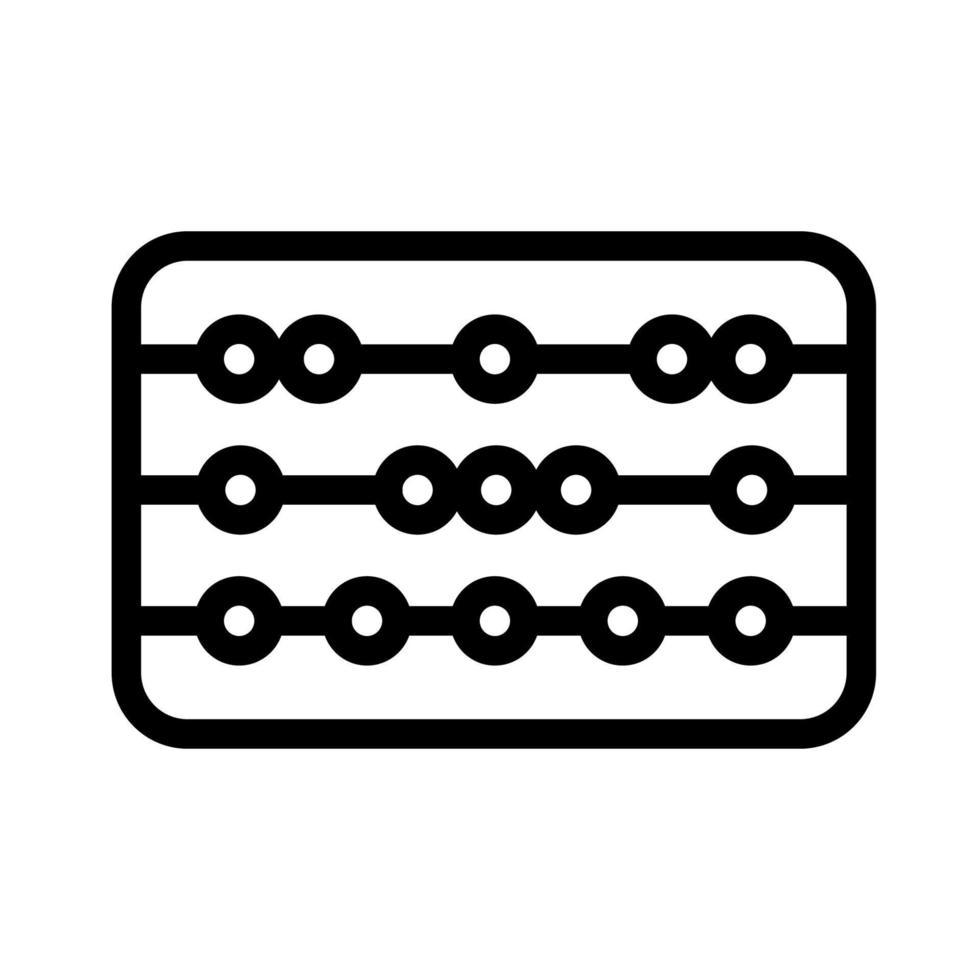 abacus icon template vector