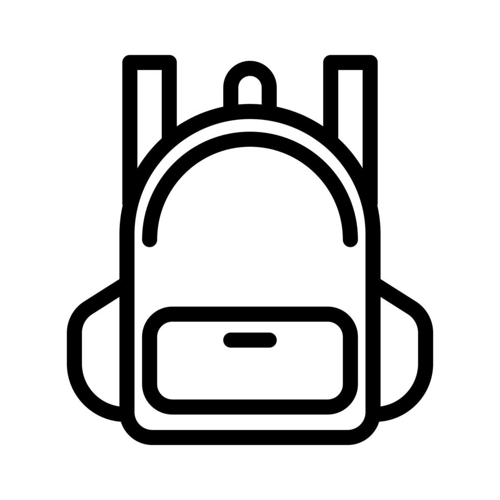 Backpack icon template vector