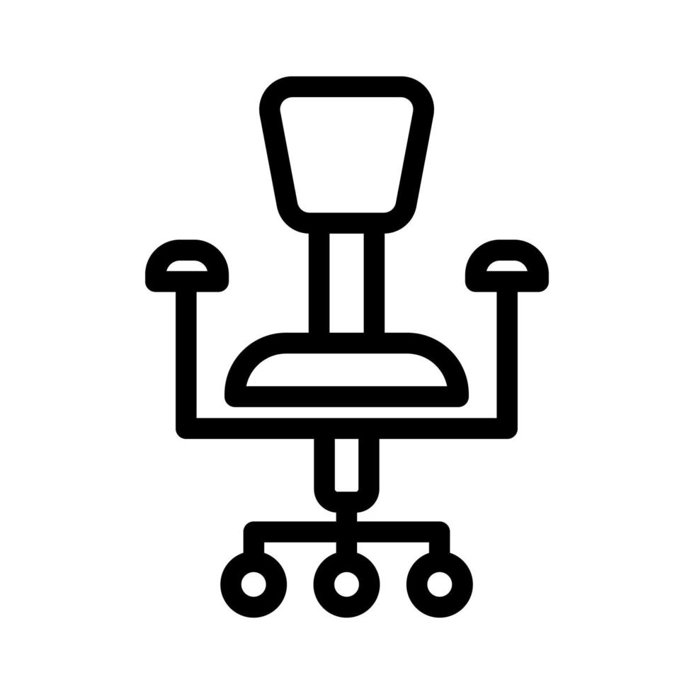 Illustration Vector graphic of office chair icon