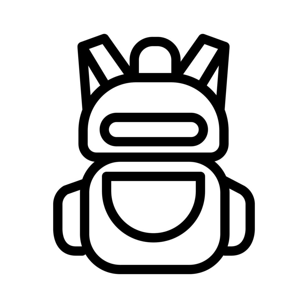 Backpack icon template vector