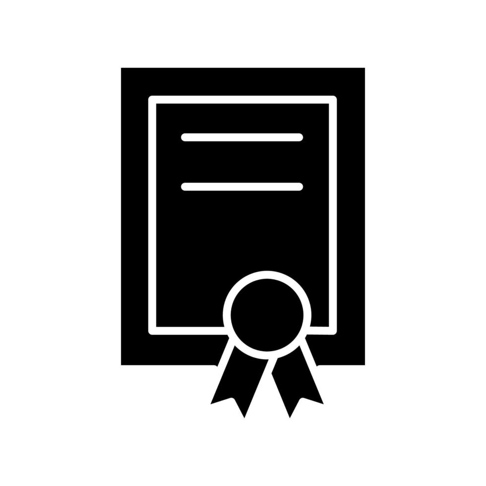 Certificate icon template vector