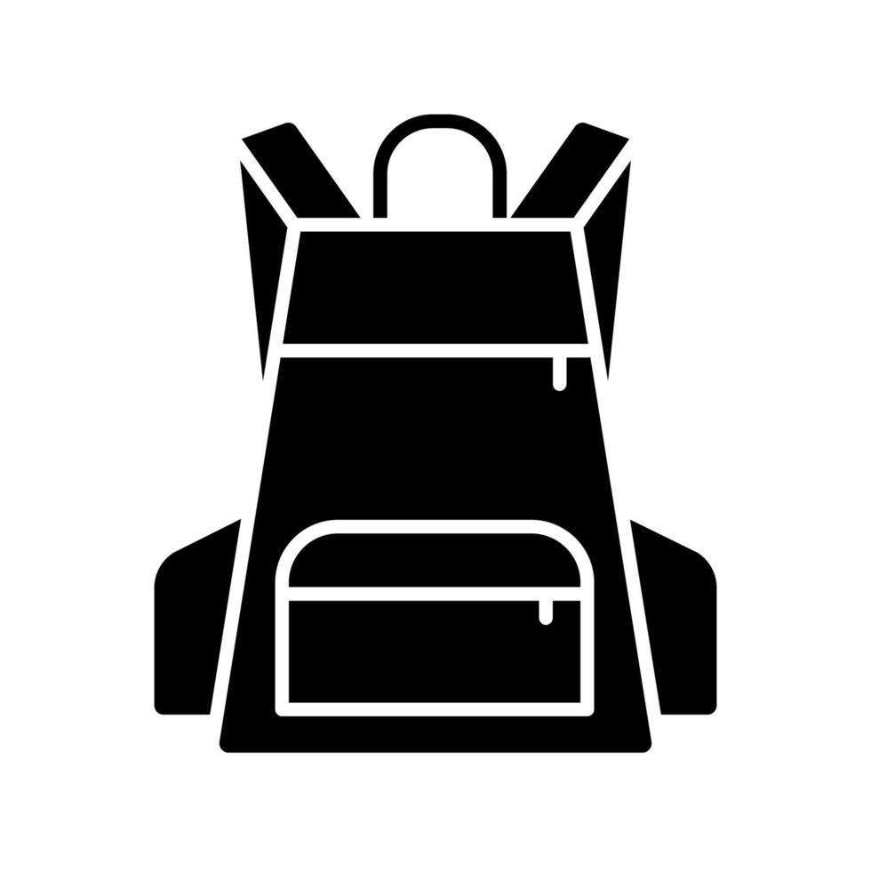 Backpack icon template vector