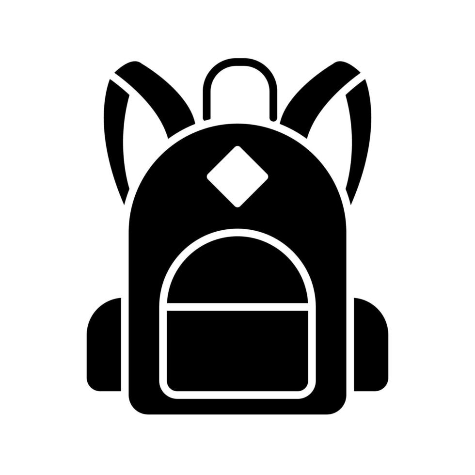 Backpack icon template vector