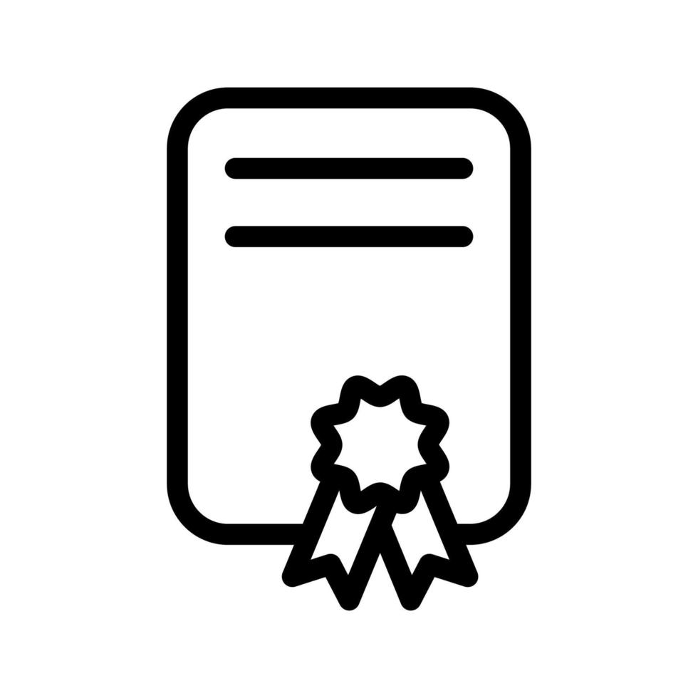 plantilla de icono de certificado vector