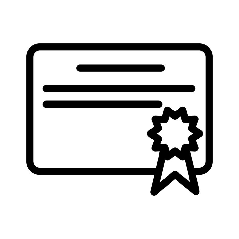 Certificate icon template vector