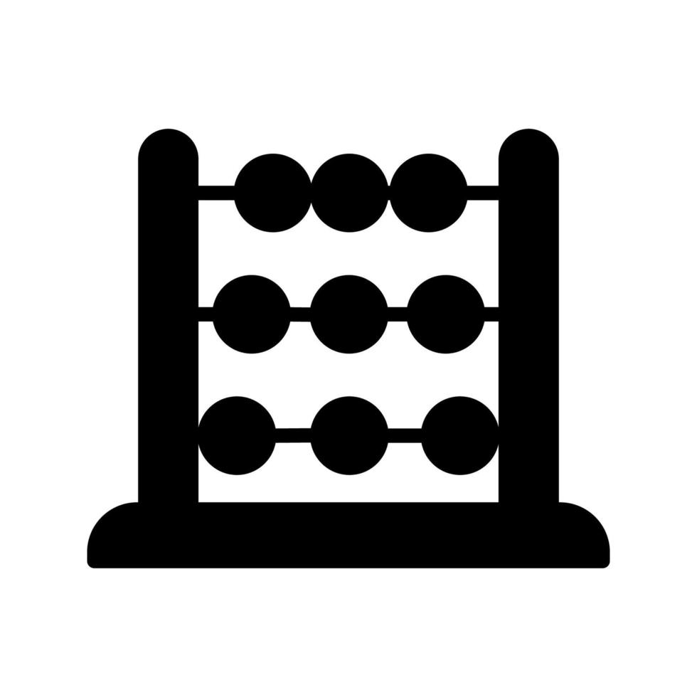 abacus icon template vector