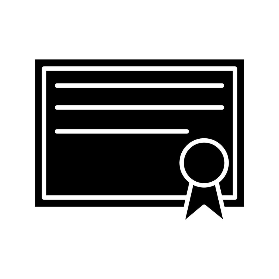 Certificate icon template vector