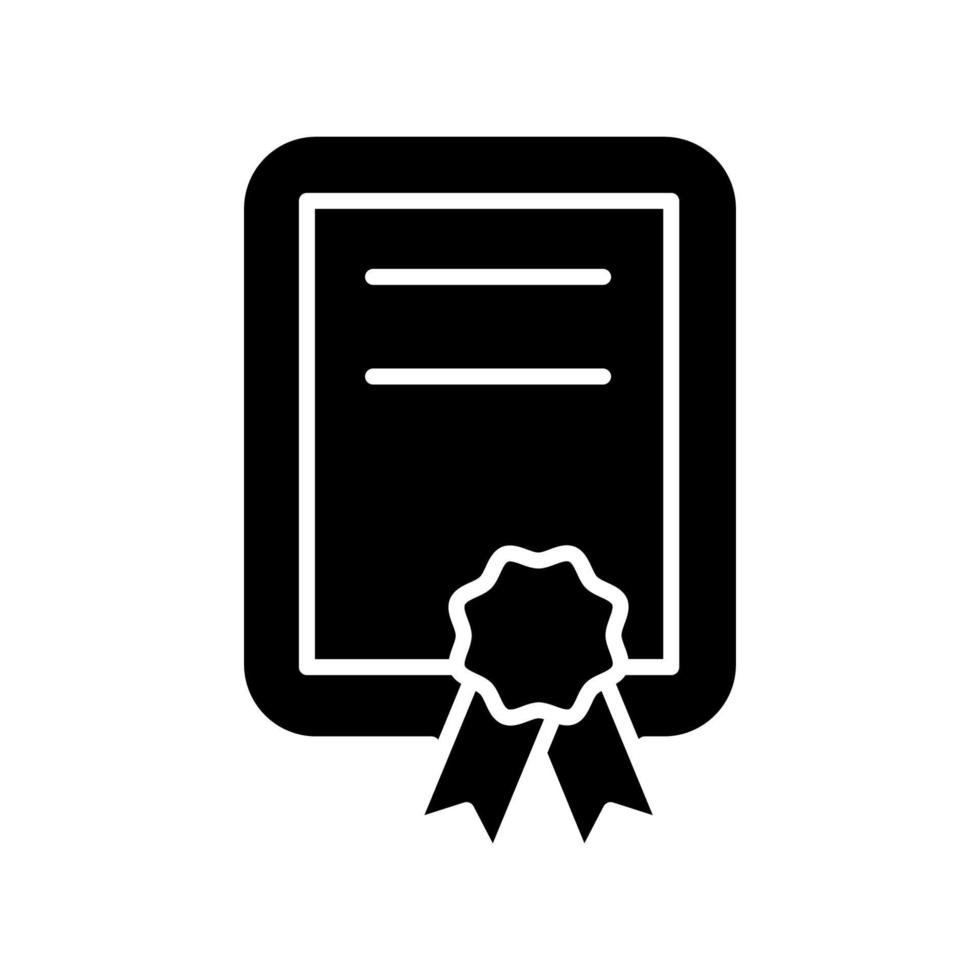 Certificate icon template vector