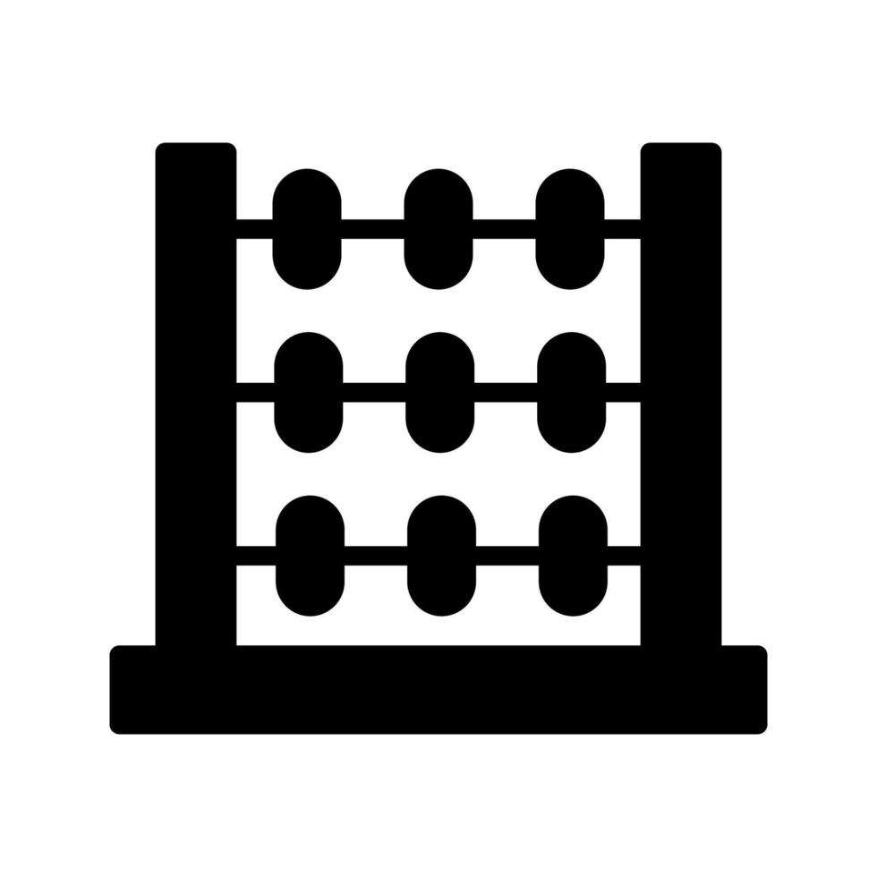 abacus icon template vector