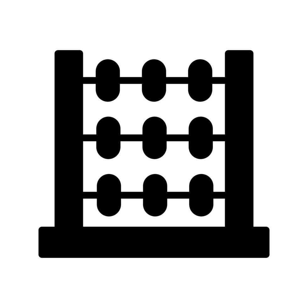 abacus icon template vector