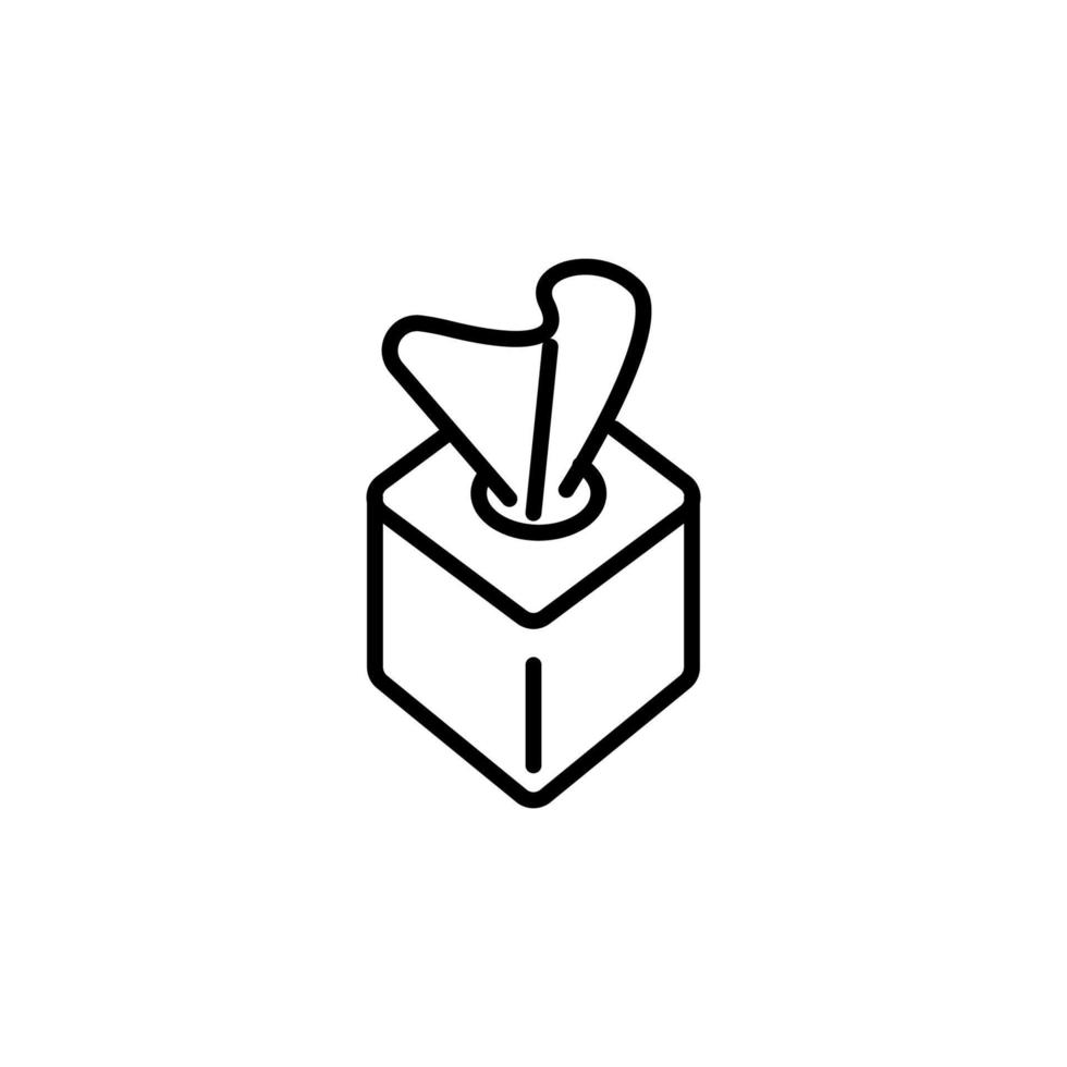 Illustration Vector graphic of tissue icon