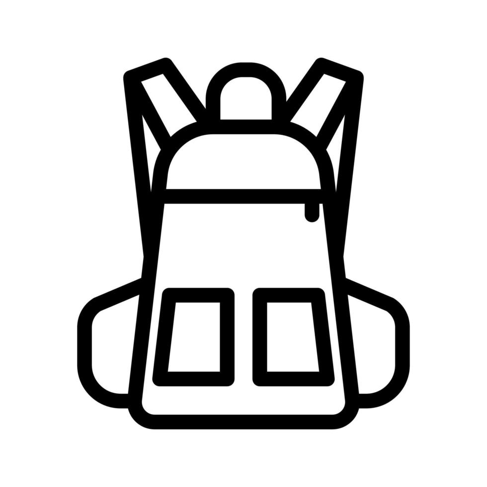 Backpack icon template vector