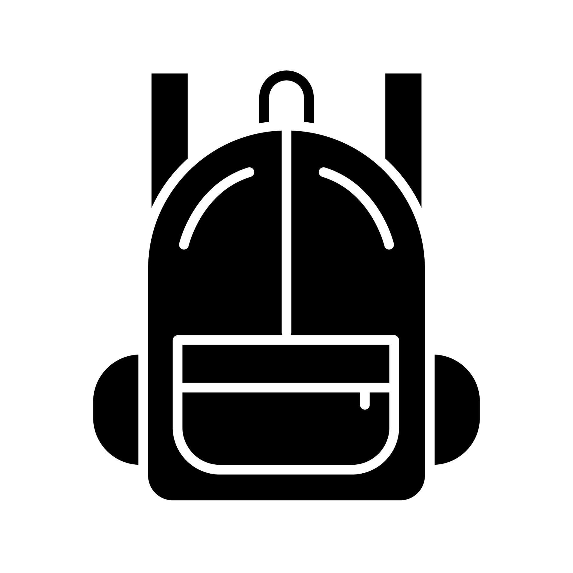 Backpack icon template 8156471 Vector Art at Vecteezy