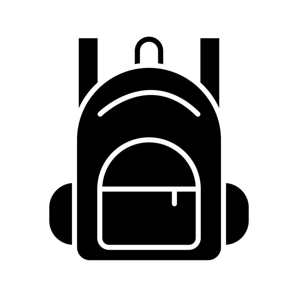 Backpack icon template vector