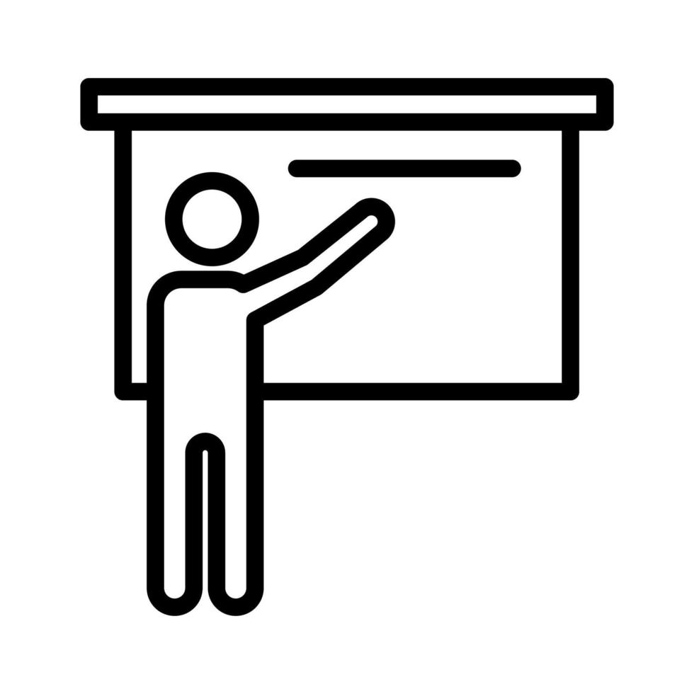 Teacher icon template vector