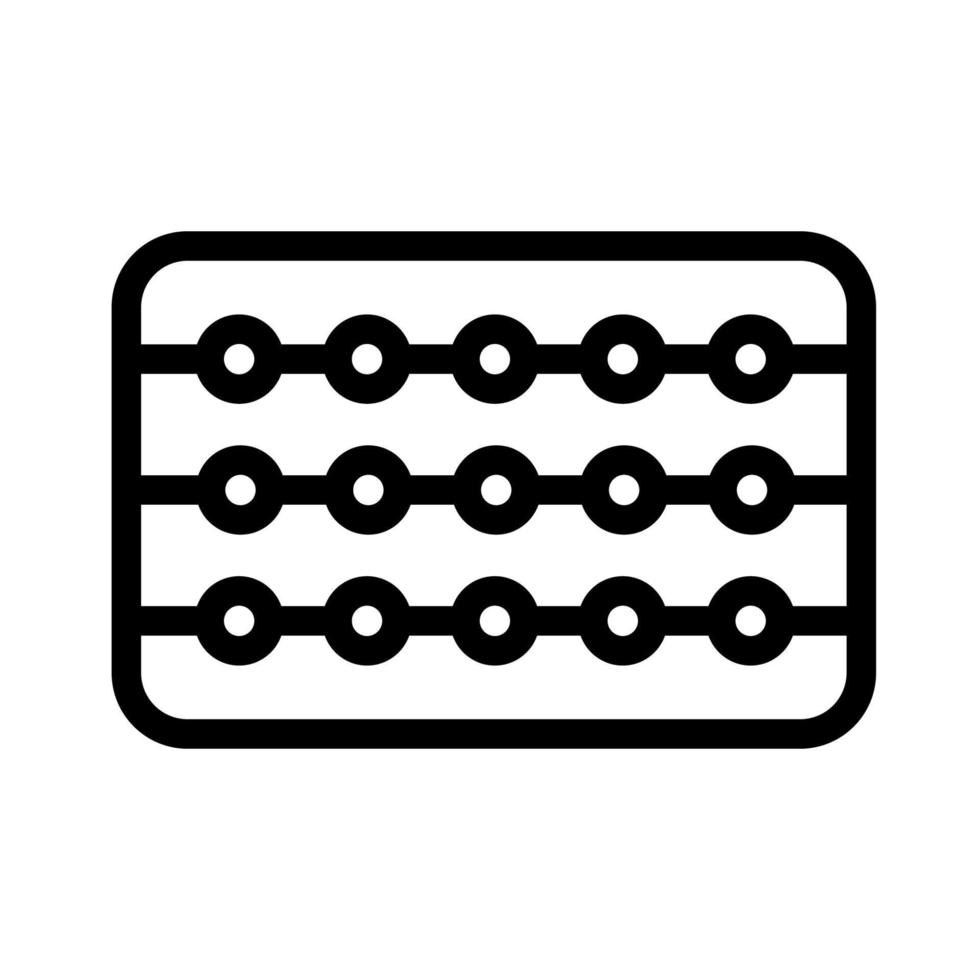 abacus icon template vector