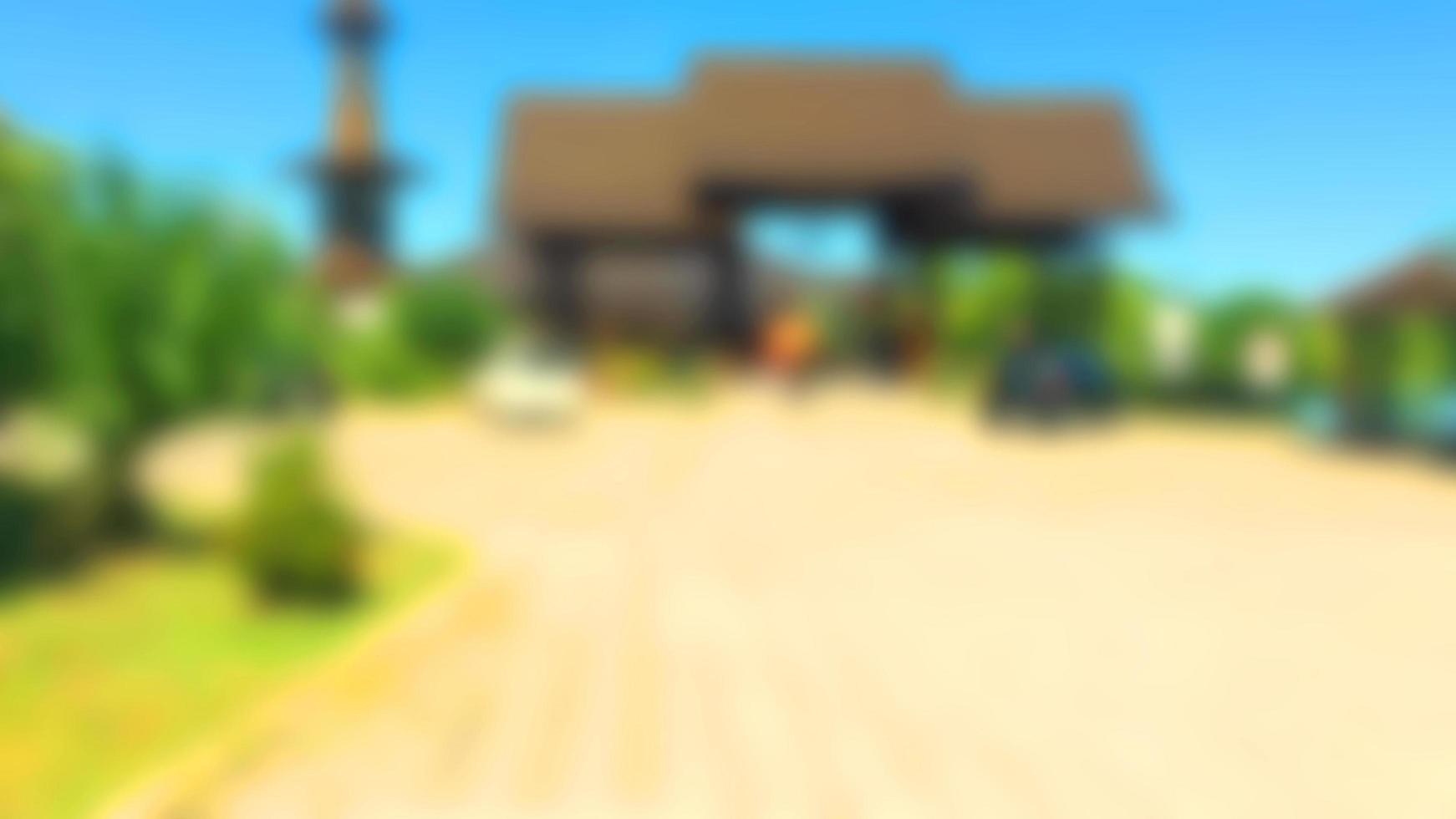 Blur Picture of the Gate photo