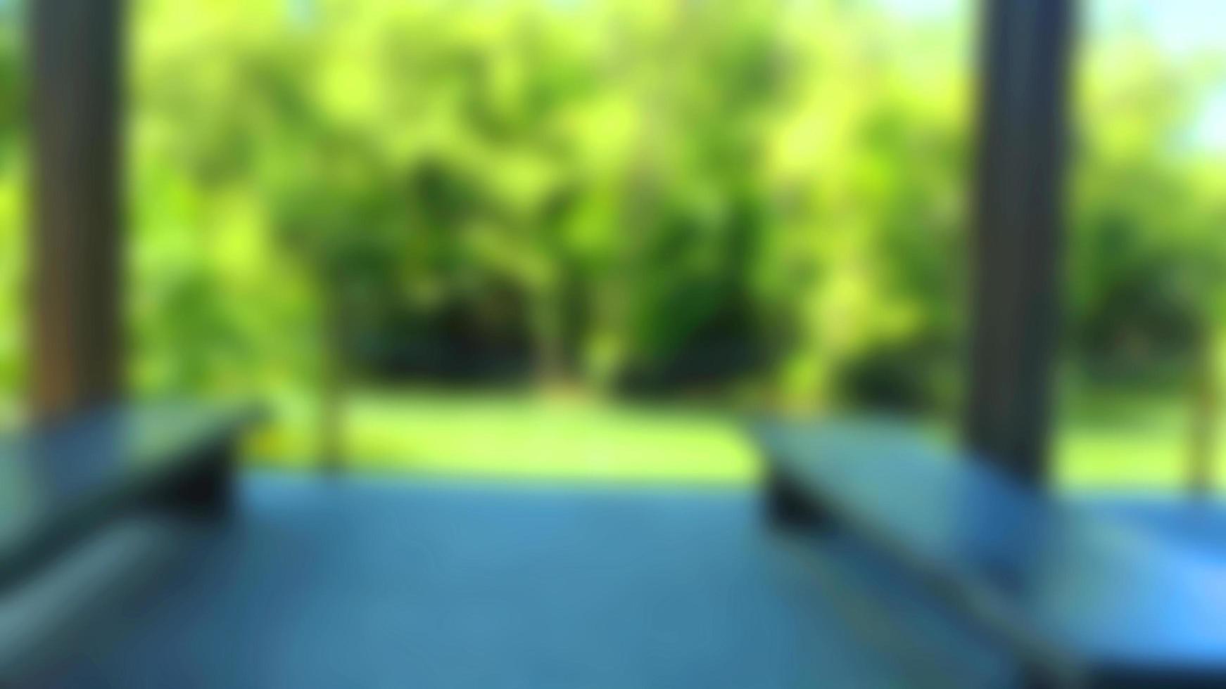 Picture Blur A seat to rest for a while before continuing the movement to the mosque while looking at the nature around this resting place. photo
